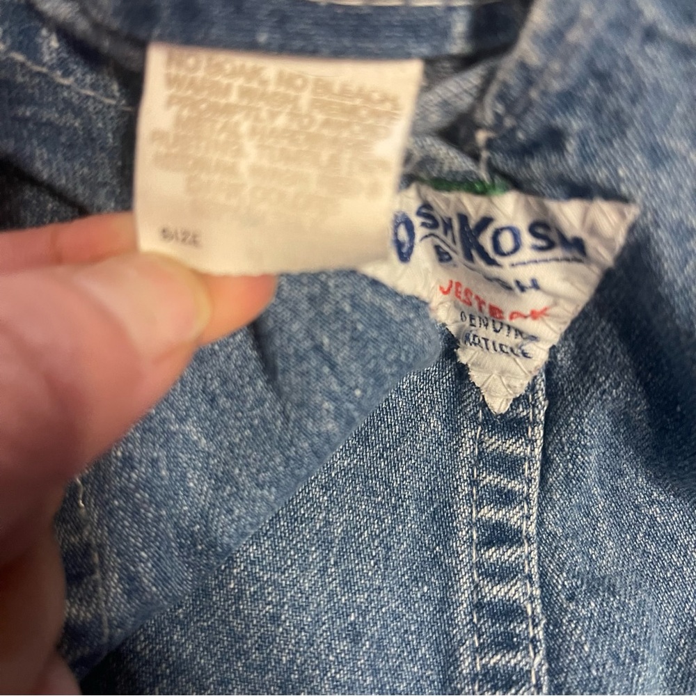 OshKosh B’gosh Vintage Classic Light Wash Denim Overalls - Picture 6 of 6